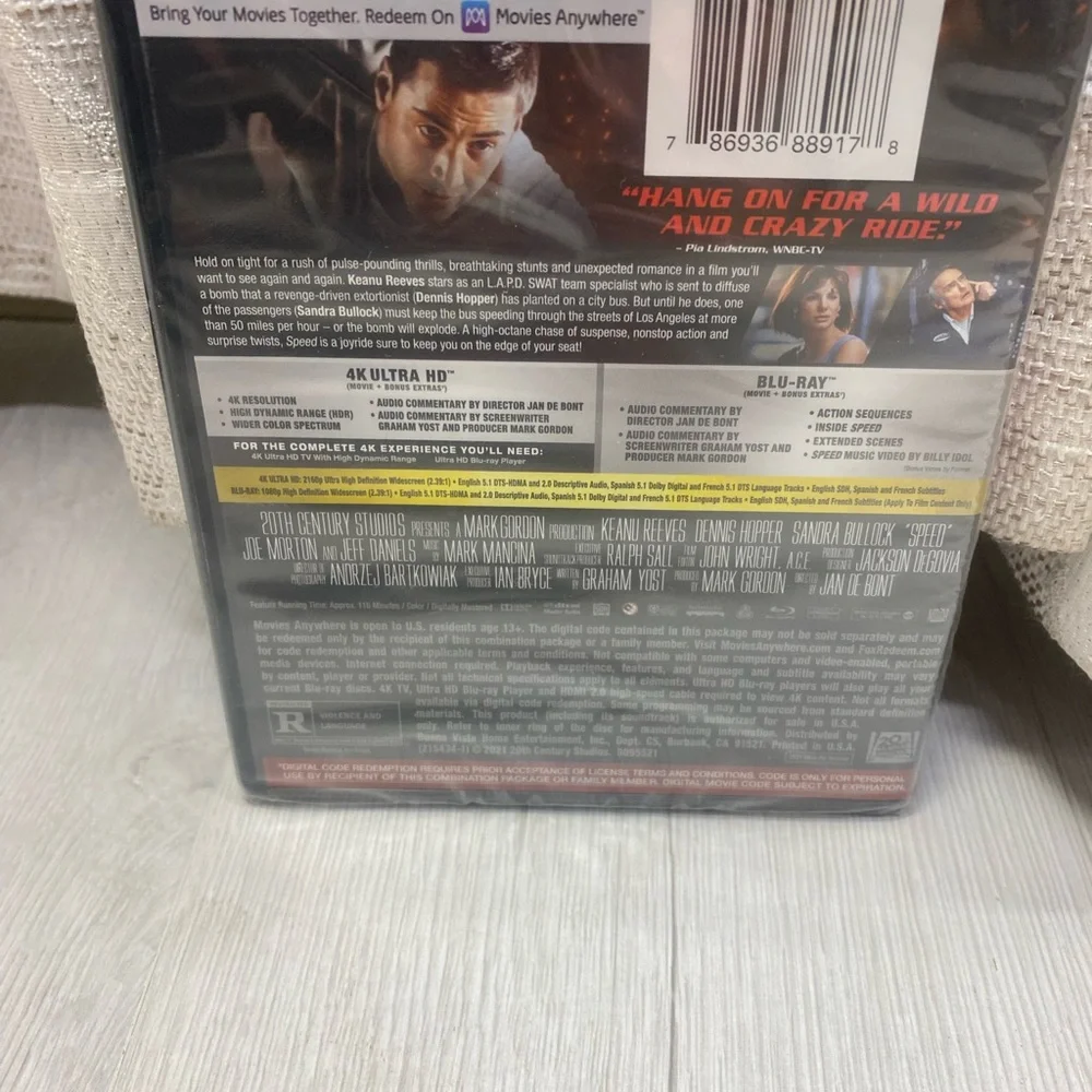 4K Ultra HD Steelbook - Speed (Blue)